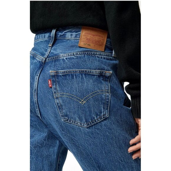 nwt LEVI'S® Premium 501 The Original ‘90s Mid-Rise Straight-Leg Blue Jean (31) - Picture 15 of 16
